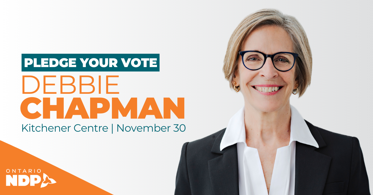 Pledge your vote then find out where to vote ontario ndp