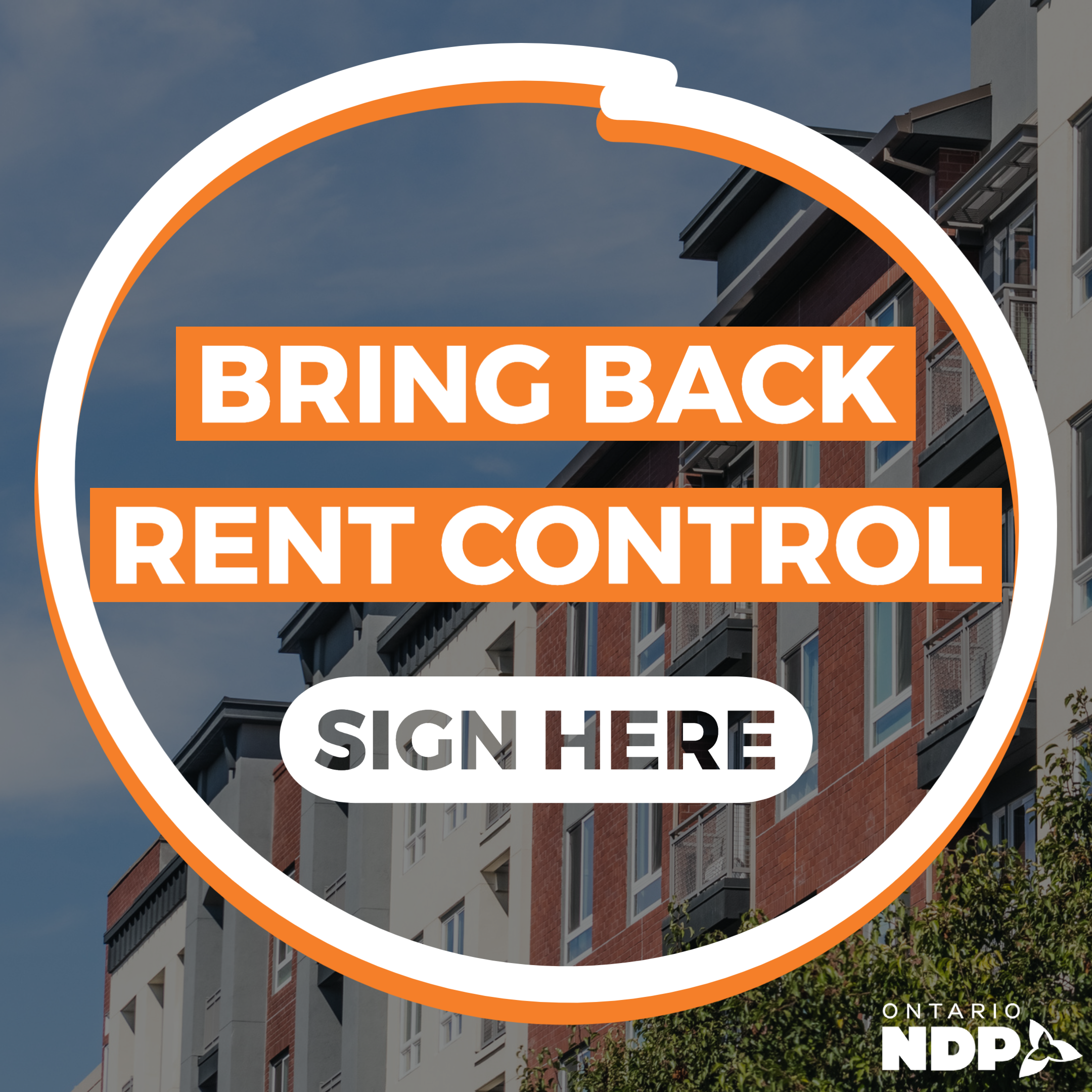 SIGN: I support bringing back rent control